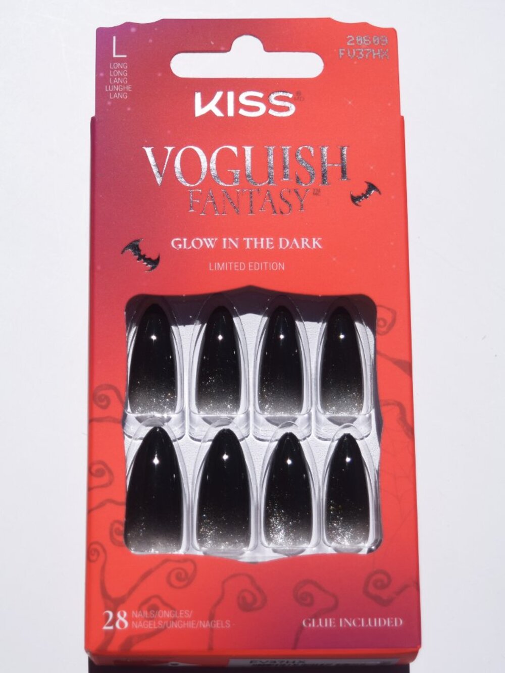 KISS Voguish Fantasy Glow-In-The-Dark Halloween Nails - Dancing Night